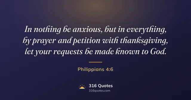 Philippians 4:6 Bible verse image: Don't Worry About Anything