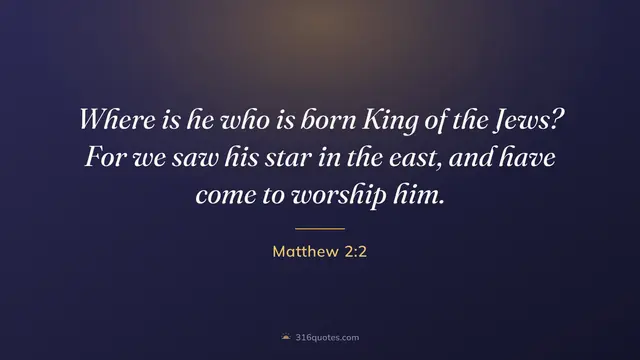 Matthew 2:2 service slide, O Holy Night