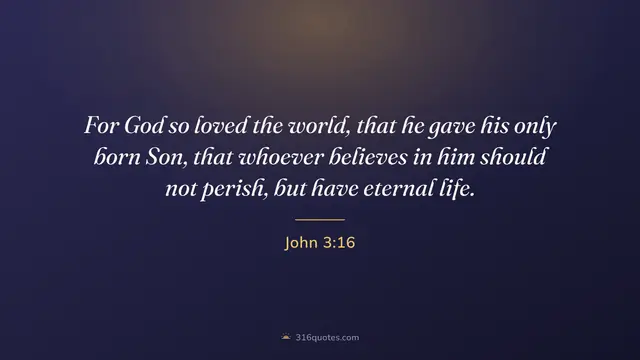 John 3:16 service slide, Power Of Love